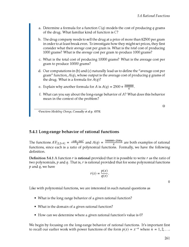 Active Preparation for Calculus - Page 261